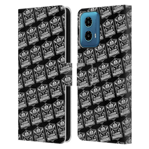 Glasgow Warriors Logo Pattern Leather Book Wallet Case Cover For Motorola Moto G34 5G