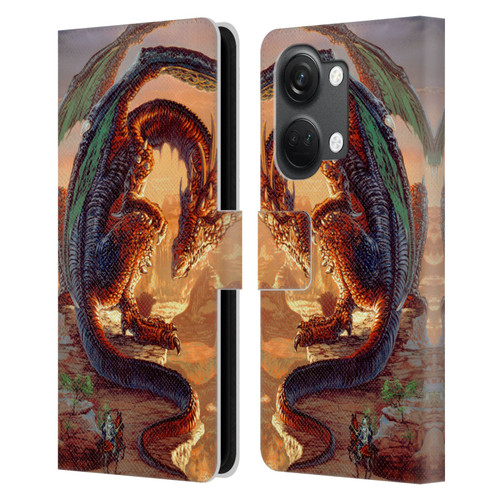Ed Beard Jr Dragons Bravery Misplaced Leather Book Wallet Case Cover For OnePlus Nord 3 5G