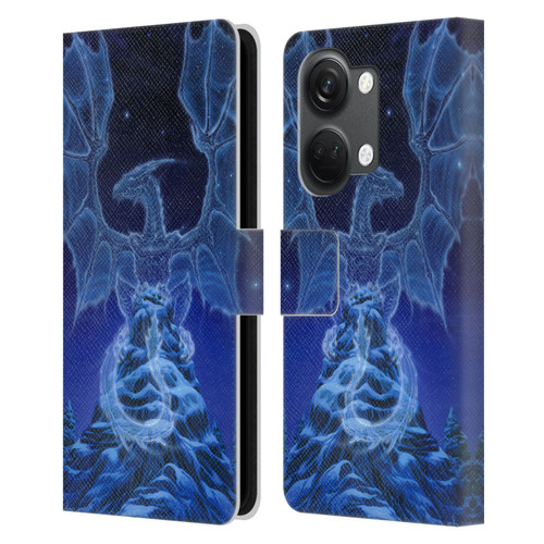Ed Beard Jr Dragons Winter Spirit Leather Book Wallet Case Cover For OnePlus Nord 3 5G