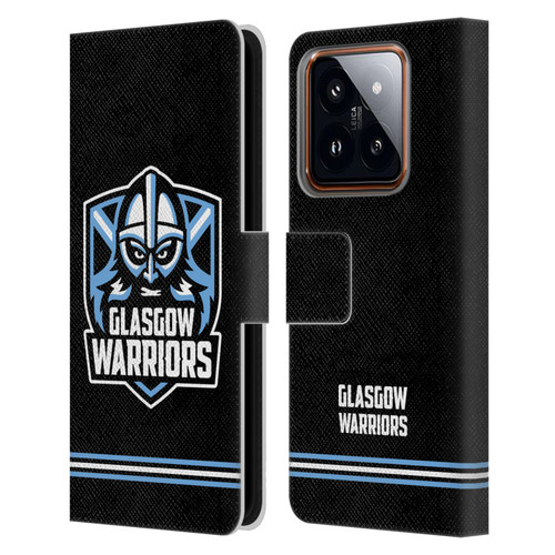 Glasgow Warriors Logo Stripes Black Leather Book Wallet Case Cover For Xiaomi 14