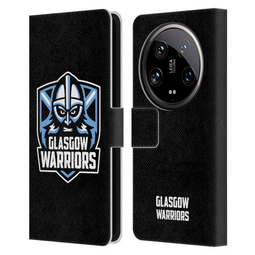 Glasgow Warriors Logo Plain Black Leather Book Wallet Case Cover For Xiaomi 14 Ultra