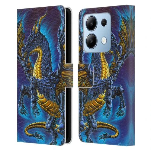 Ed Beard Jr Dragons Mare Leather Book Wallet Case Cover For Xiaomi Redmi Note 13/13 Pro 5G