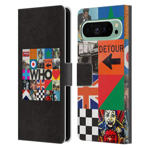 The Who 2019 Album Square Collage Leather Book Wallet Case Cover For Google Pixel 9 Pro XL