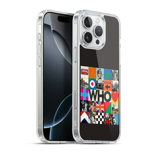 The Who 2019 Album Collage Soft Gel Case for Apple iPhone 16 Pro Max & MagSafe