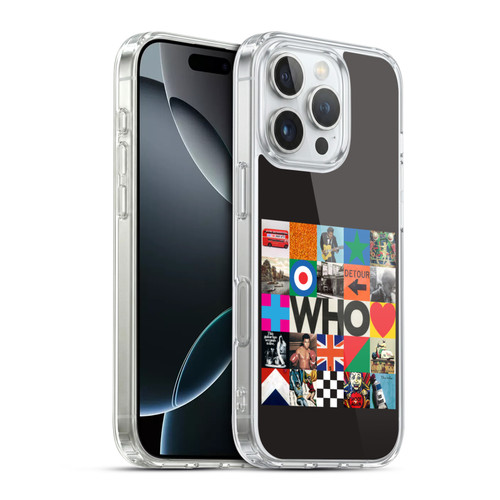 The Who 2019 Album Collage Soft Gel Case for Apple iPhone 16 Pro & MagSafe