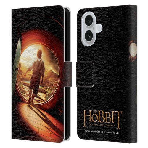 The Hobbit An Unexpected Journey Key Art Journey Leather Book Wallet Case Cover For Apple iPhone 16
