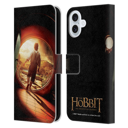 The Hobbit An Unexpected Journey Key Art Journey Leather Book Wallet Case Cover For Apple iPhone 16 Plus