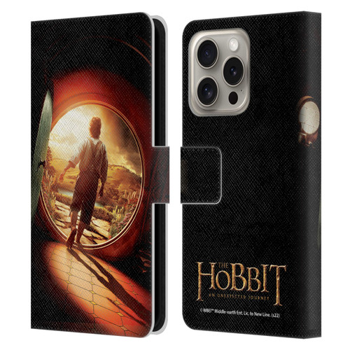 The Hobbit An Unexpected Journey Key Art Journey Leather Book Wallet Case Cover For Apple iPhone 16 Pro