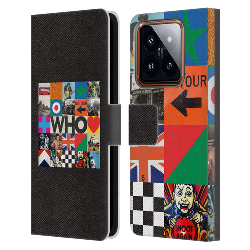 The Who 2019 Album Square Collage Leather Book Wallet Case Cover For Xiaomi 14