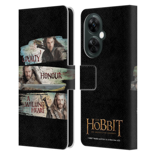 The Hobbit An Unexpected Journey Key Art Loyalty And Honour Leather Book Wallet Case Cover For OnePlus Nord CE 3 Lite 5G