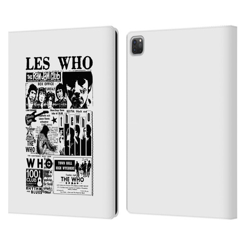 The Who Band Art Les Who Leather Book Wallet Case Cover For Apple iPad Pro 13 M4 2024