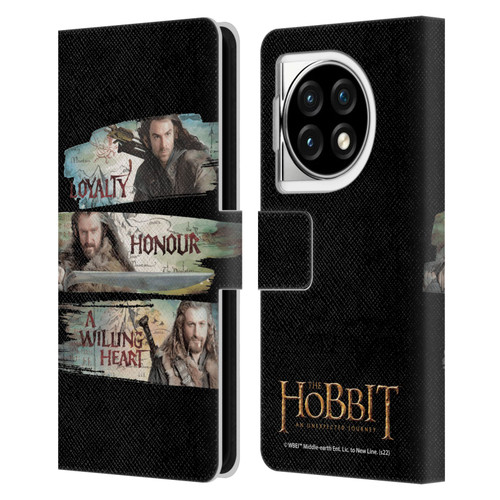 The Hobbit An Unexpected Journey Key Art Loyalty And Honour Leather Book Wallet Case Cover For OPPO OnePlus Ace 3 5G