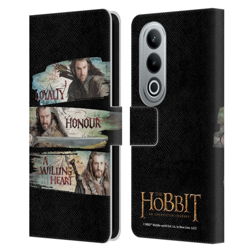 The Hobbit An Unexpected Journey Key Art Loyalty And Honour Leather Book Wallet Case Cover For OPPO OnePlus Ace 3V 5G