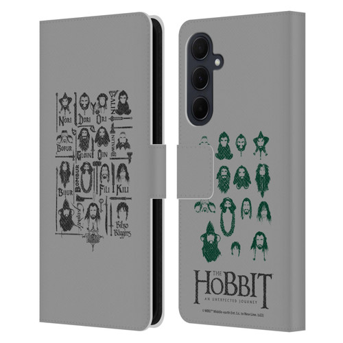 The Hobbit An Unexpected Journey Key Art The Company Leather Book Wallet Case Cover For Samsung Galaxy A35 5G