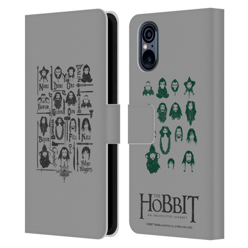 The Hobbit An Unexpected Journey Key Art The Company Leather Book Wallet Case Cover For Sony Xperia 5 V 5G