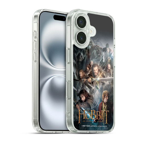 The Hobbit An Unexpected Journey Key Art Group Soft Gel Case for Apple iPhone 16 & MagSafe