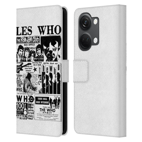 The Who Band Art Les Who Leather Book Wallet Case Cover For OnePlus Nord 3 5G