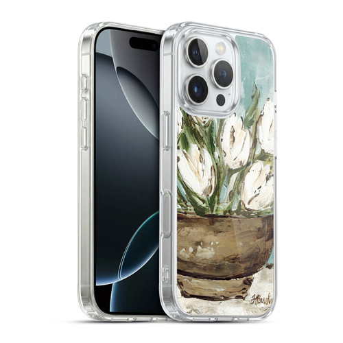 Haley Bush Floral Painting Tulip Bowl Soft Gel Case for Apple iPhone 16 Pro & MagSafe