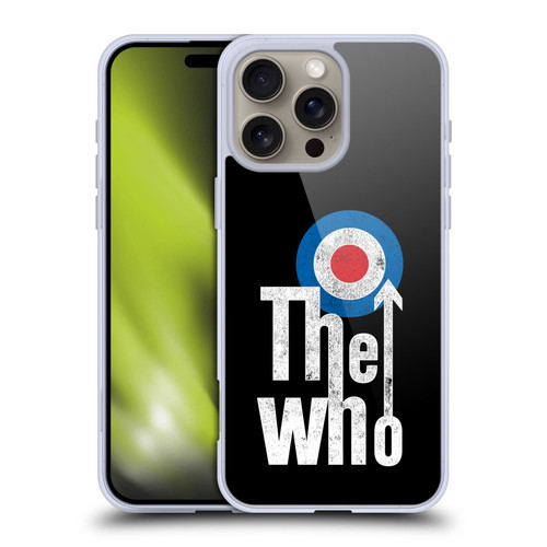 The Who Band Art Classic Target Logo Soft Gel Case for Apple iPhone 16 Pro Max