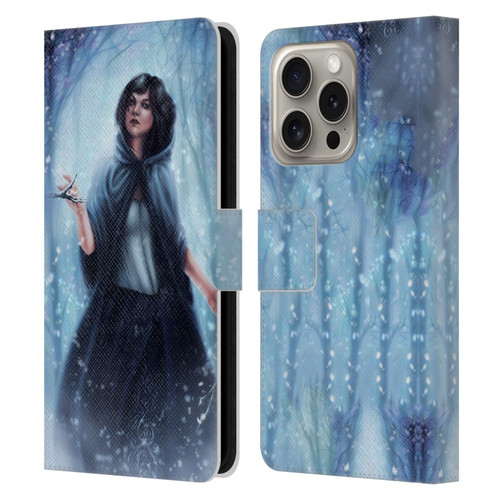 Tiffany "Tito" Toland-Scott Christmas Art Snow White In Snowy Forest Leather Book Wallet Case Cover For Apple iPhone 16 Pro