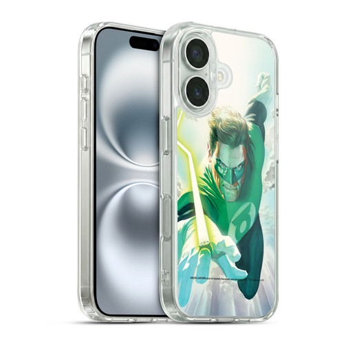 Green Lantern DC Comics Comic Book Covers Flight Soft Gel Case for Apple iPhone 16 & MagSafe