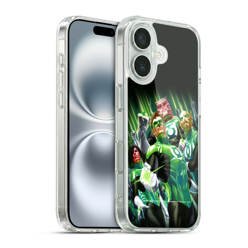 Green Lantern DC Comics Comic Book Covers Group Soft Gel Case for Apple iPhone 16 & MagSafe