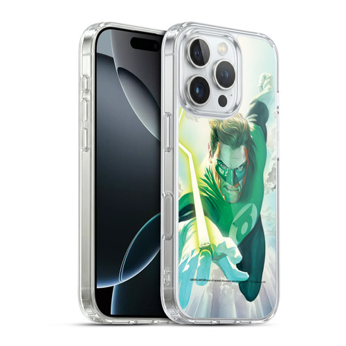 Green Lantern DC Comics Comic Book Covers Flight Soft Gel Case for Apple iPhone 16 Pro & MagSafe