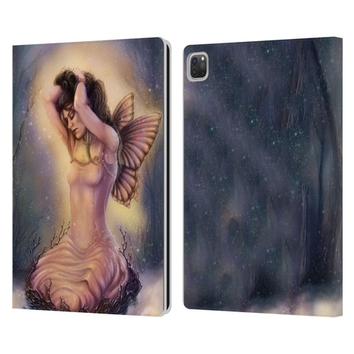 Tiffany "Tito" Toland-Scott Fairies Pink Winter Leather Book Wallet Case Cover For Apple iPad Pro 13 M4 2024