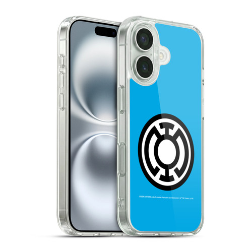 Green Lantern DC Comics Lantern Corps Blue Soft Gel Case for Apple iPhone 16 & MagSafe