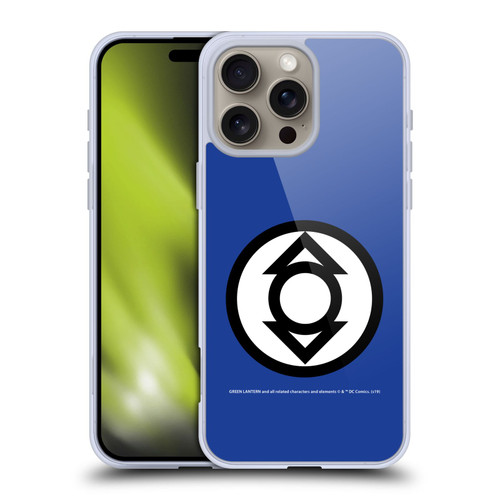 Green Lantern DC Comics Lantern Corps Indigo Soft Gel Case for Apple iPhone 16 Pro Max