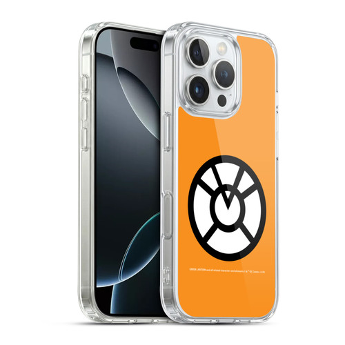 Green Lantern DC Comics Lantern Corps Orange Soft Gel Case for Apple iPhone 16 Pro & MagSafe
