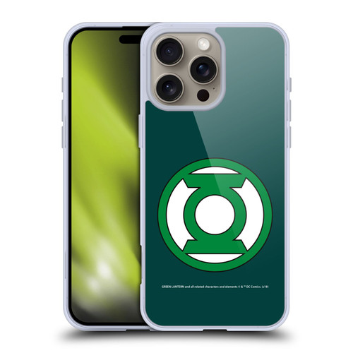 Green Lantern DC Comics Logos Classic 2 Soft Gel Case for Apple iPhone 16 Pro Max