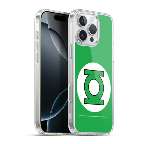Green Lantern DC Comics Logos Classic Soft Gel Case for Apple iPhone 16 Pro Max & MagSafe