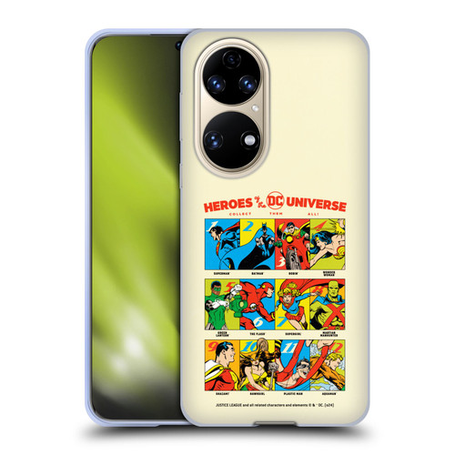 Justice League DC Comics 90th Anniversary Heroes Soft Gel Case for Huawei P50