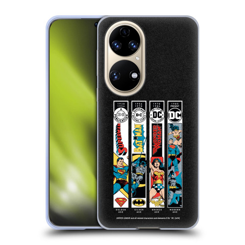 Justice League DC Comics 90th Anniversary Trinity Soft Gel Case for Huawei P50