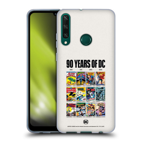 Justice League DC Comics 90th Anniversary Trinity Through Ages Soft Gel Case for Huawei Y6p