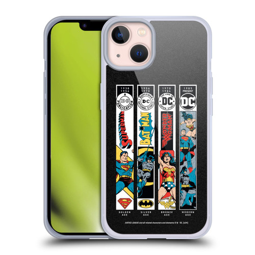 Justice League DC Comics 90th Anniversary Trinity Soft Gel Case for Apple iPhone 13
