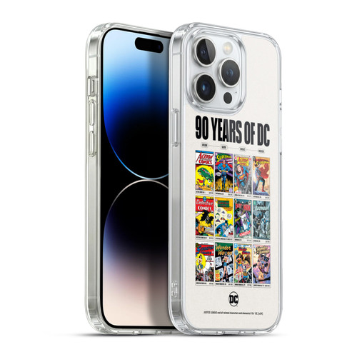 Justice League DC Comics 90th Anniversary Trinity Through Ages Soft Gel Case for Apple iPhone 13 Pro Max & MagSafe