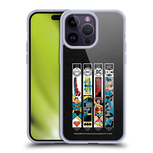 Justice League DC Comics 90th Anniversary Trinity Soft Gel Case for Apple iPhone 14 Pro Max