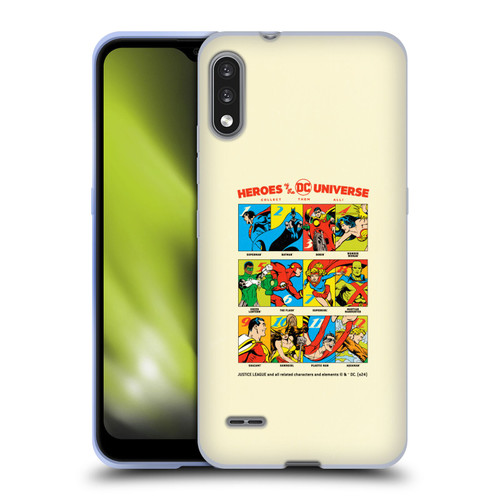 Justice League DC Comics 90th Anniversary Heroes Soft Gel Case for LG K22