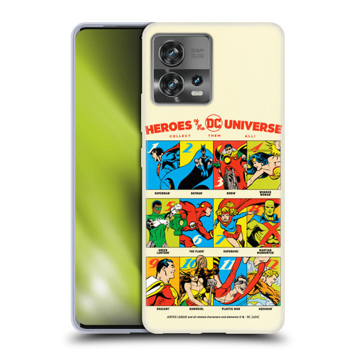 Justice League DC Comics 90th Anniversary Heroes Soft Gel Case for Motorola Moto Edge 30 Fusion