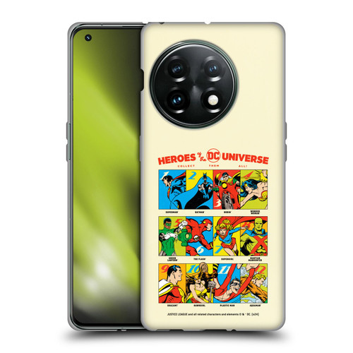 Justice League DC Comics 90th Anniversary Heroes Soft Gel Case for OnePlus 11 5G