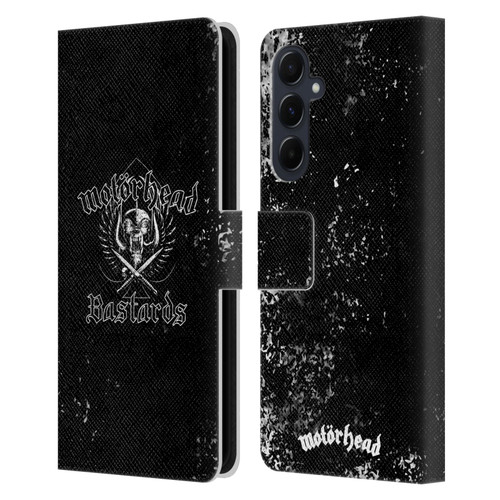 Motorhead Album Covers Bastards Leather Book Wallet Case Cover For Samsung Galaxy A55 5G