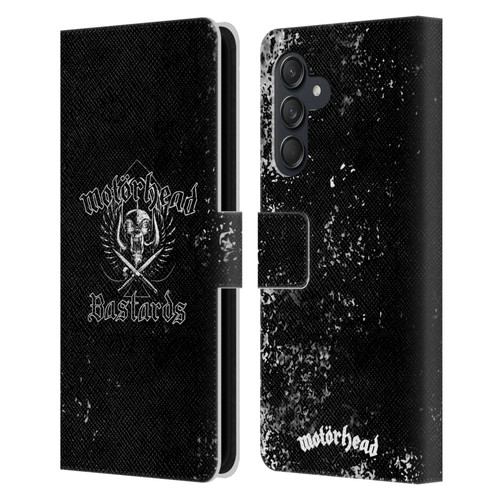 Motorhead Album Covers Bastards Leather Book Wallet Case Cover For Samsung Galaxy M55 5G
