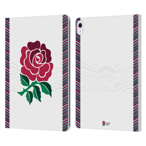 England Rugby Union 2024/25 Crest Kit Home Leather Book Wallet Case Cover For Apple iPad Air 13 2024