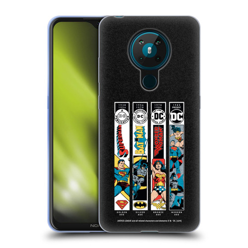 Justice League DC Comics 90th Anniversary Trinity Soft Gel Case for Nokia 5.3