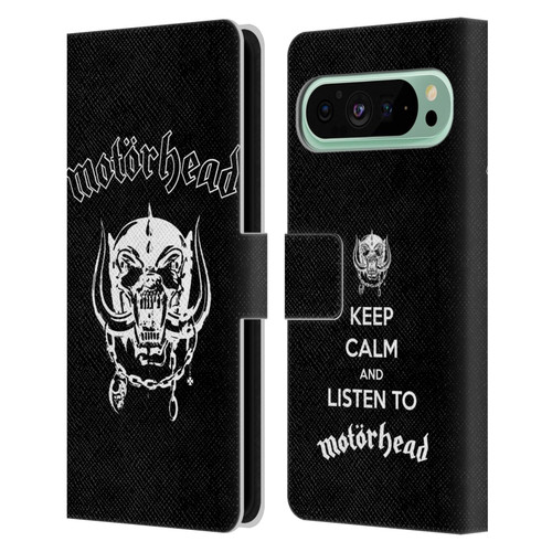 Motorhead Graphics Classic Logo Leather Book Wallet Case Cover For Google Pixel 9 Pro XL