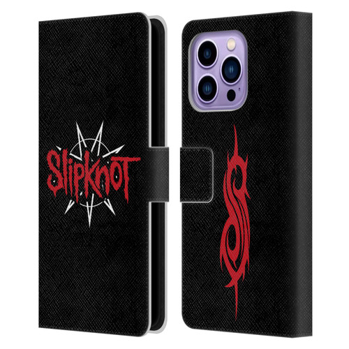 Slipknot We Are Not Your Kind Star Crest Logo Leather Book Wallet Case Cover For Apple iPhone 14 Pro Max