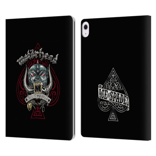 Motorhead Graphics Ace Of Spades Dog Leather Book Wallet Case Cover For Apple iPad Air 13 2024