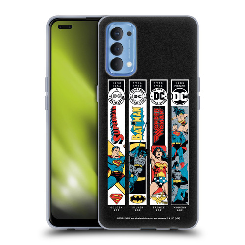 Justice League DC Comics 90th Anniversary Trinity Soft Gel Case for OPPO Reno 4 5G